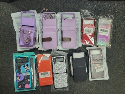 Lot of 10 -For SAMSUNG galaxy Z Flip 3/4 phone case cover-Wholesale- Bulk lot
