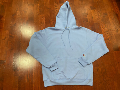 Champion Men's Hooded Pullover Fleece Sweat Shirt, Sky Blue, Sz: Medium