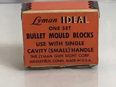 Lyman Bullet Mold Chart