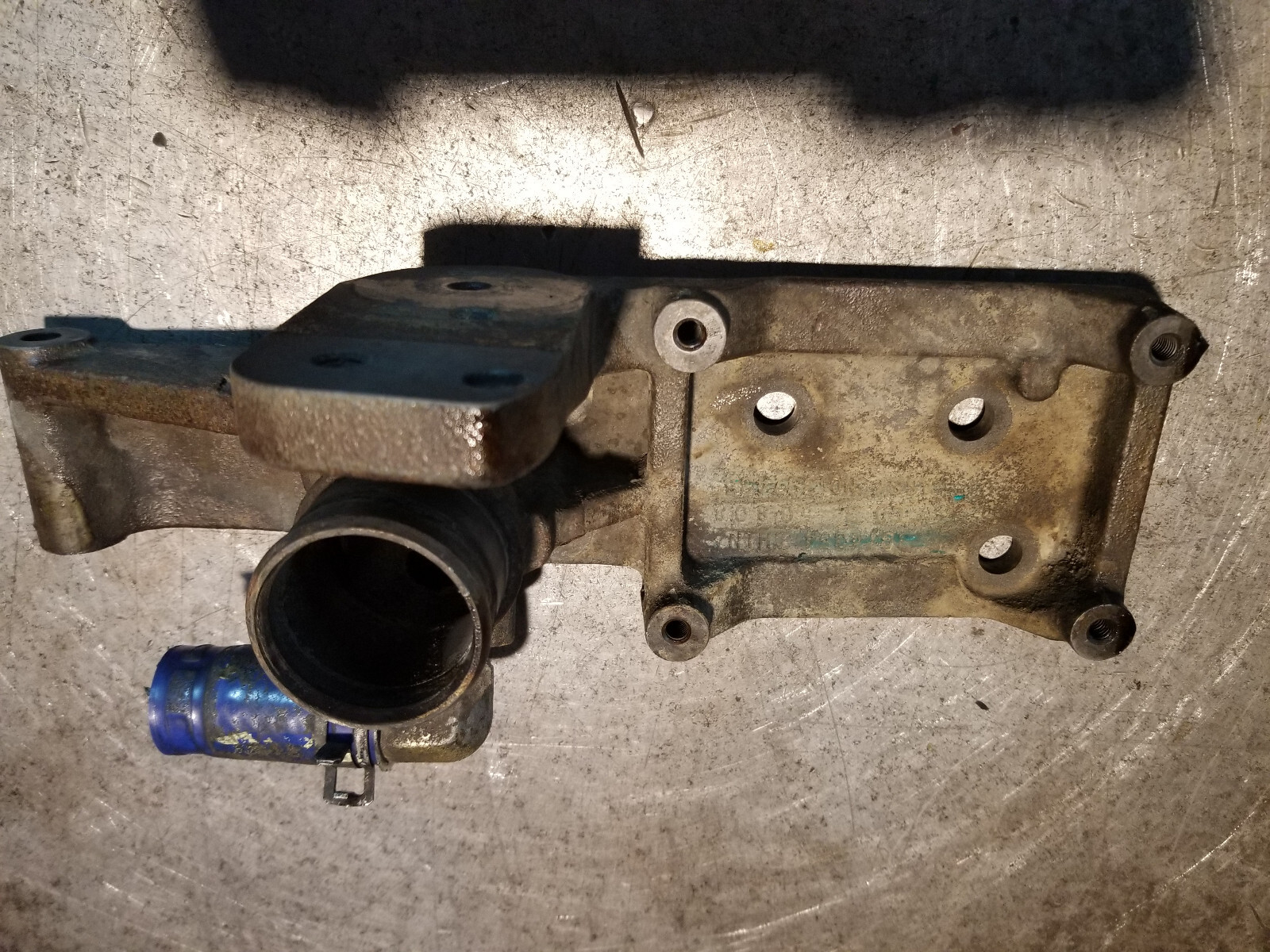 03-07 Dodge Ram Cummins 5.9L Engine 3974354 Ac compressor bracket 3974355 - Picture 1 of 7