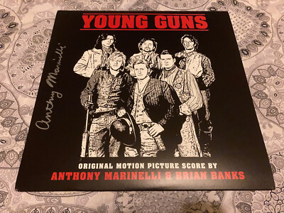 RUSTED WAVE YOUNG GUNS SOUNDTRACK BY BRIAN BANKS & ANTHONY MARINELLI SIGNED 1/15