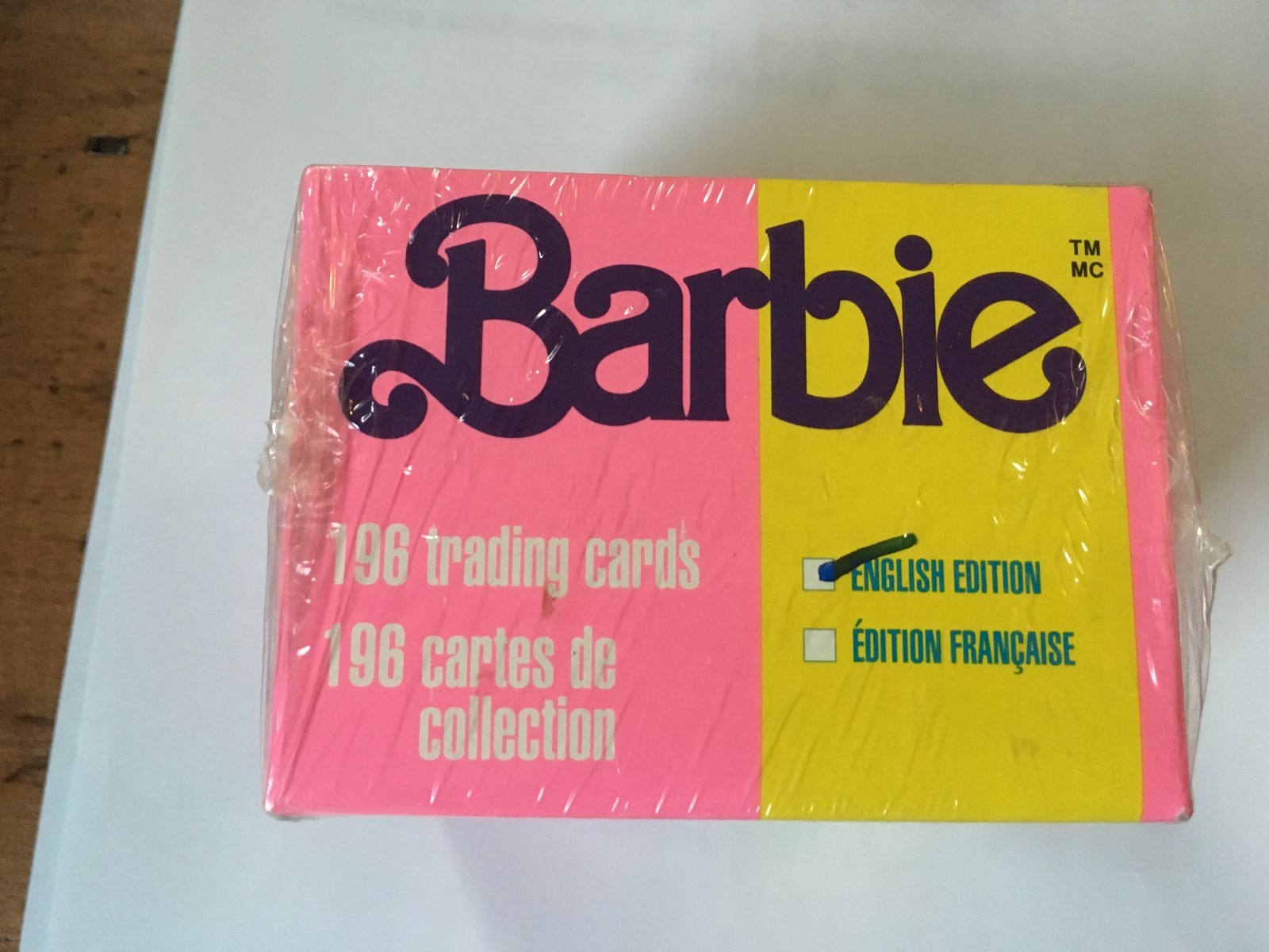 Barbie Trading Cards Action 1991 New Sealed 196 Cards Mattel English Edition