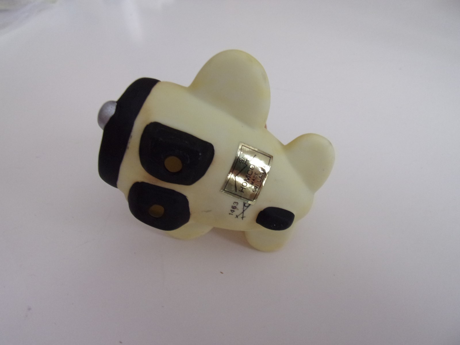 Teddy Bear Flying In an Airplane - Porcelain Figurine - by HOMCO