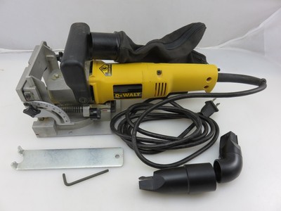 DeWalt DW682 Plate Bisquit Joiner Kit In Metal Storage Box 6.5 Amp