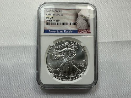 2015年 シルバーイーグル MS70 NGC 2015 American Silver Eagle Early Release NGC MS70 | eBay