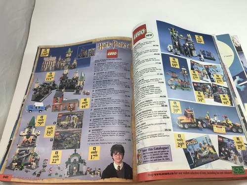 Sears Wish book Christmas Catalogue 2002 Transformers LEGO Discman Harry Potter