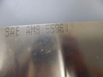 INCONEL 718 HIGH TEMP SUPER ALLOY 10X6X.035 SHEET METAL AMS 5596  PLATE