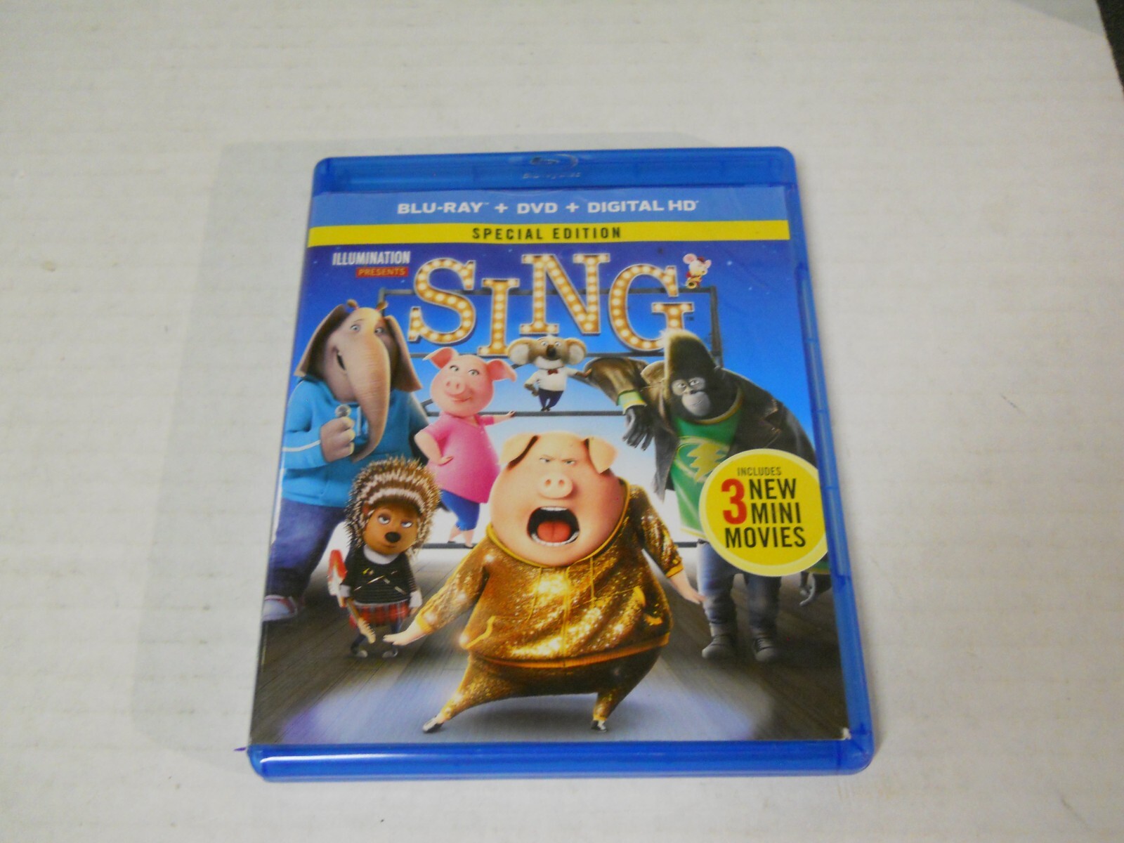 BLU-RAY + DVD+ DIGITAL HD Movie SING | eBay