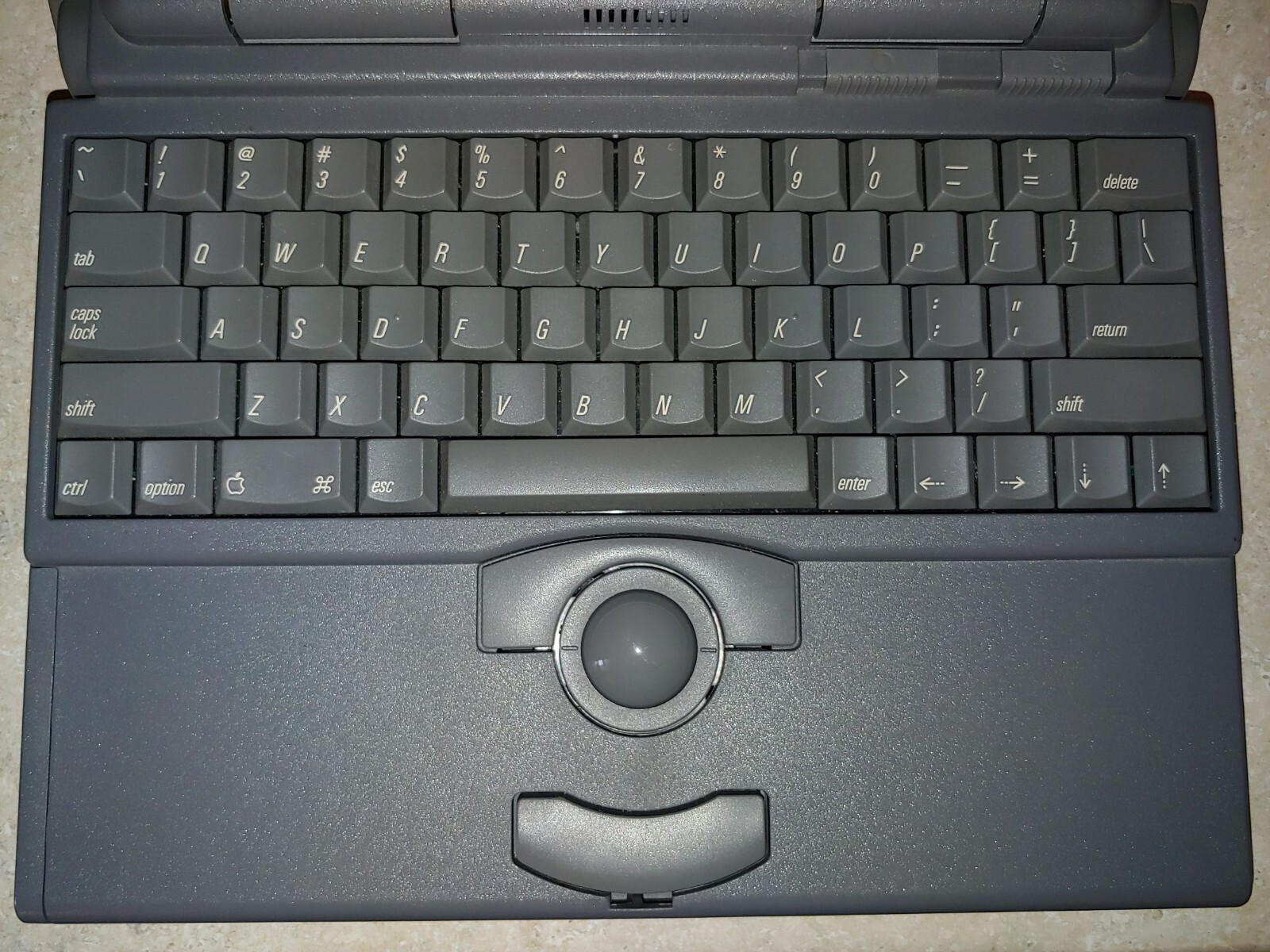 Vintage Apple Macintosh Powerbook 140 Laptop Computer with Power Adapter