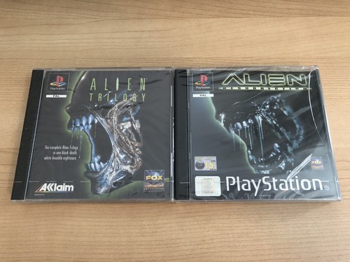 Alien Trilogy & Alien Resurrection (PS1) - Both Brand New
