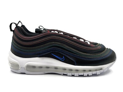 Nike Air Max 97 Rainbow Womens Running Shoe Black White Blue Sneaker