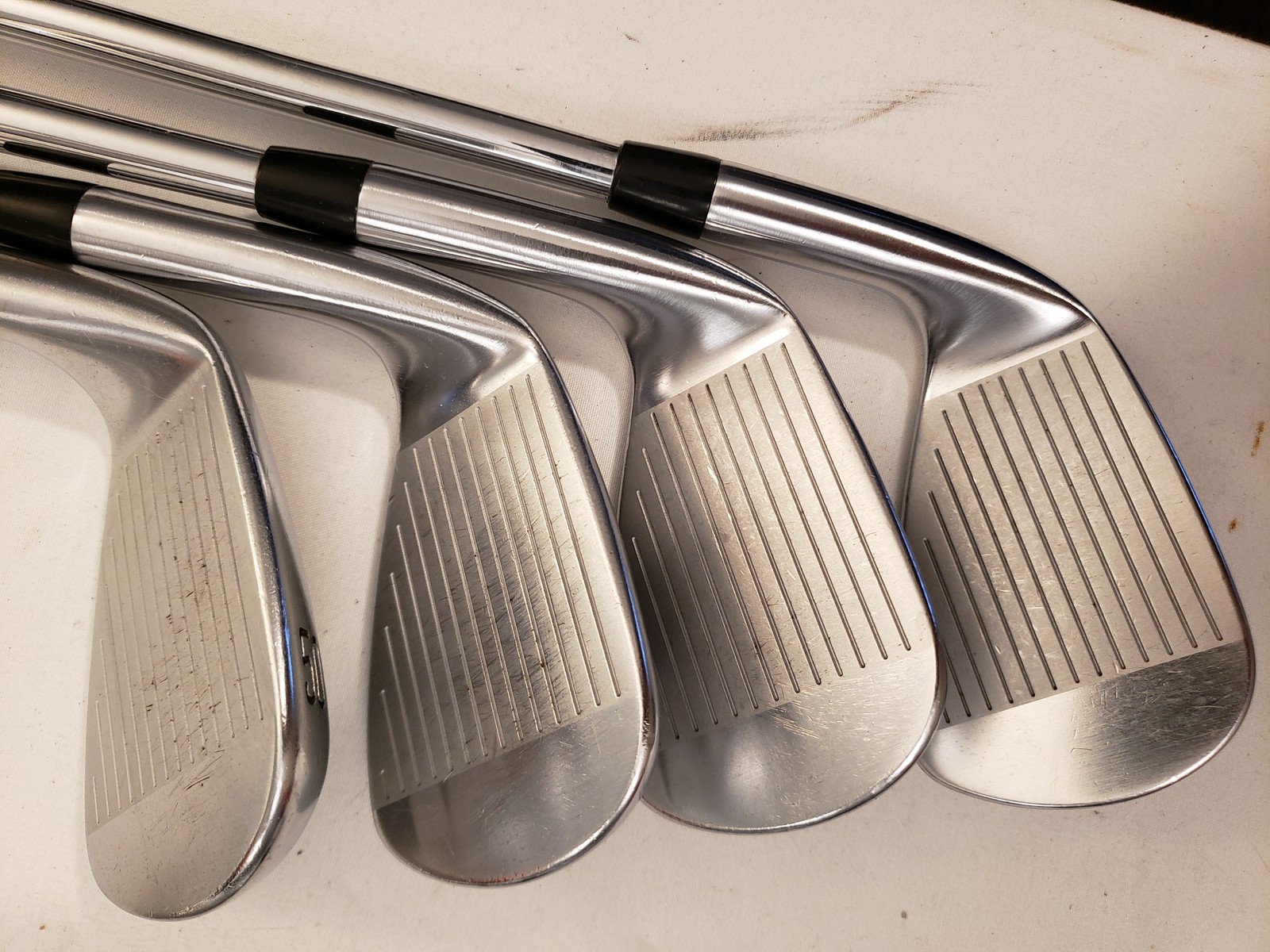 Used Titleist T100 2021 Iron Set (4-PW, GW) 8 Irons - TT AMT White Stiff - RH