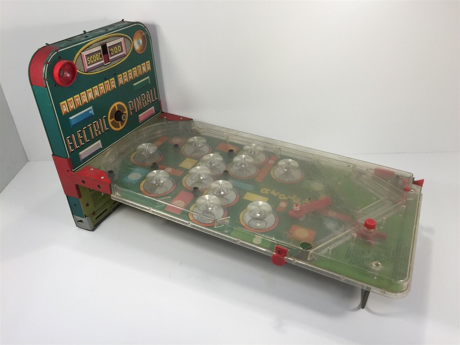 Vintage Electric Pinball Machine Automatic Scoring Tabletop