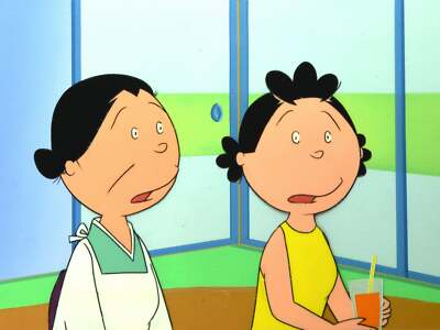 ◆sazae◆ Sazae-san - Original Animation Art Production Cel w