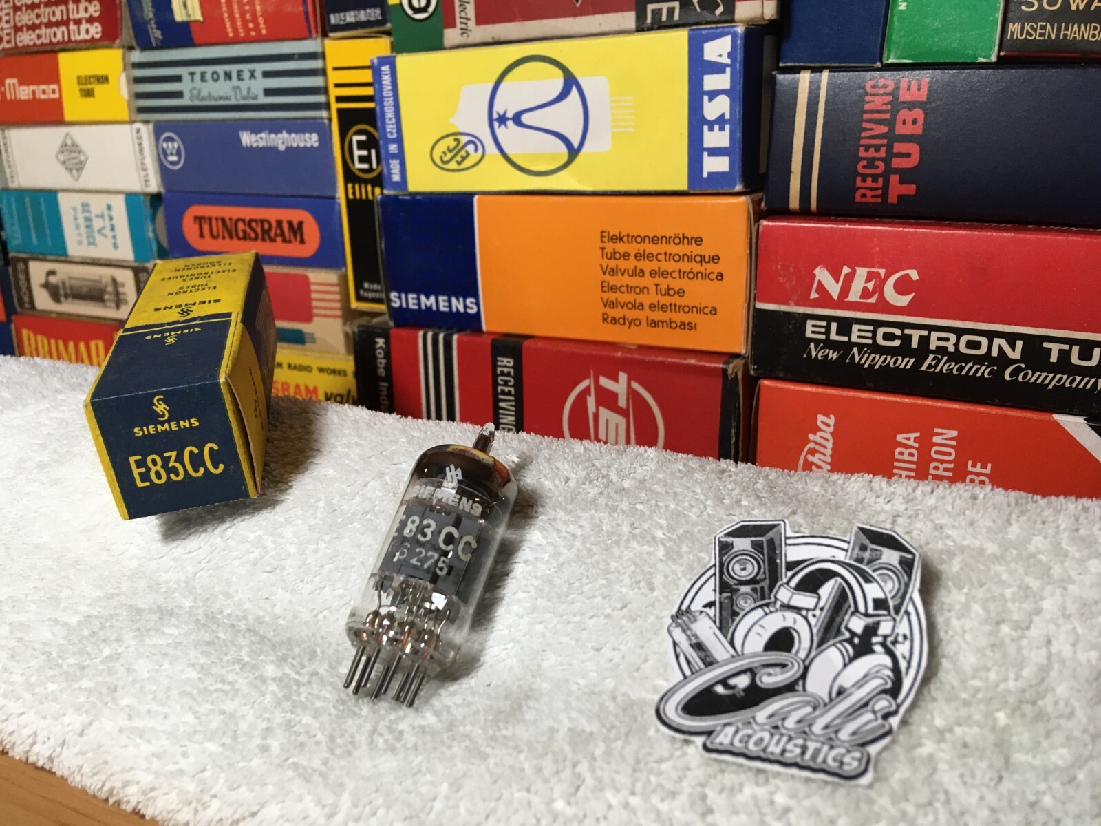 【レア☆ビンテージ】真空管 シーメンス siemens ecc83 ☆② 真空管 ECC83/12AX7 SIEMENS 3本