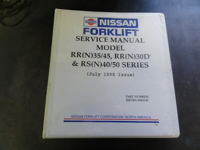 Manuals & Books - Nissan Forklift