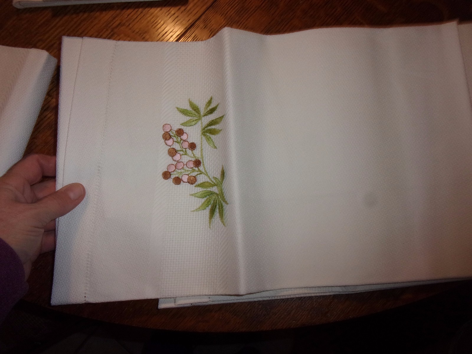 Asciugamani Fiorella and Vittoria Manifatture Tessilli vintage towels Italy LOTN