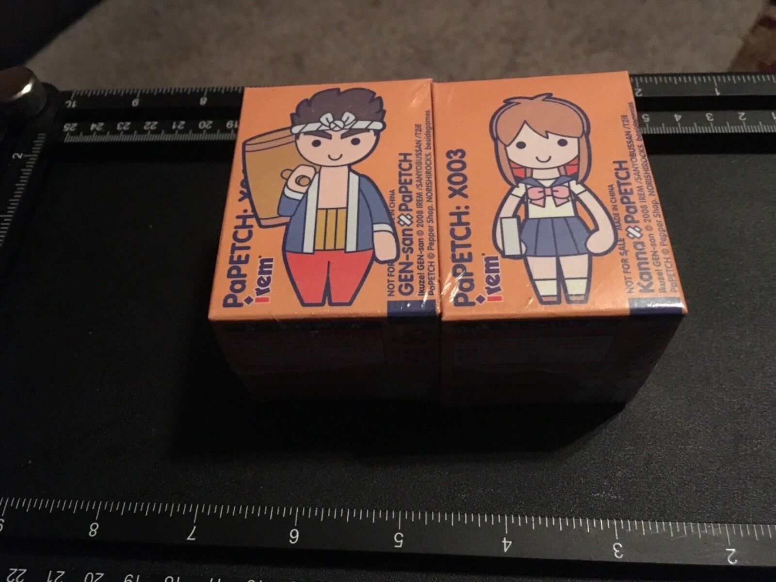 Ikuze! Gen-san PaPETCH Figures X002 Gen-san & X003 Kanna Ikuze! Gen-san PaPETCH Figures X002 Gen-san & X003 Kanna