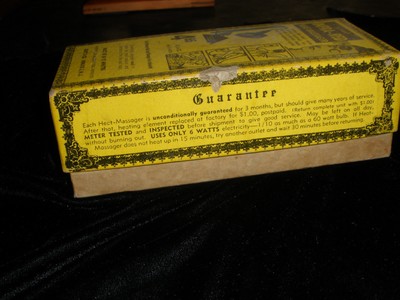 VINTAGE BARBER SHOP --INFRA-RED HEAT -MESSAGER WITH BOX