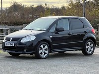2010 Suzuki SX4 1.6 Aerio 5dr Hpi Clear. Factory Black. New MOT HATCHBACK Petrol