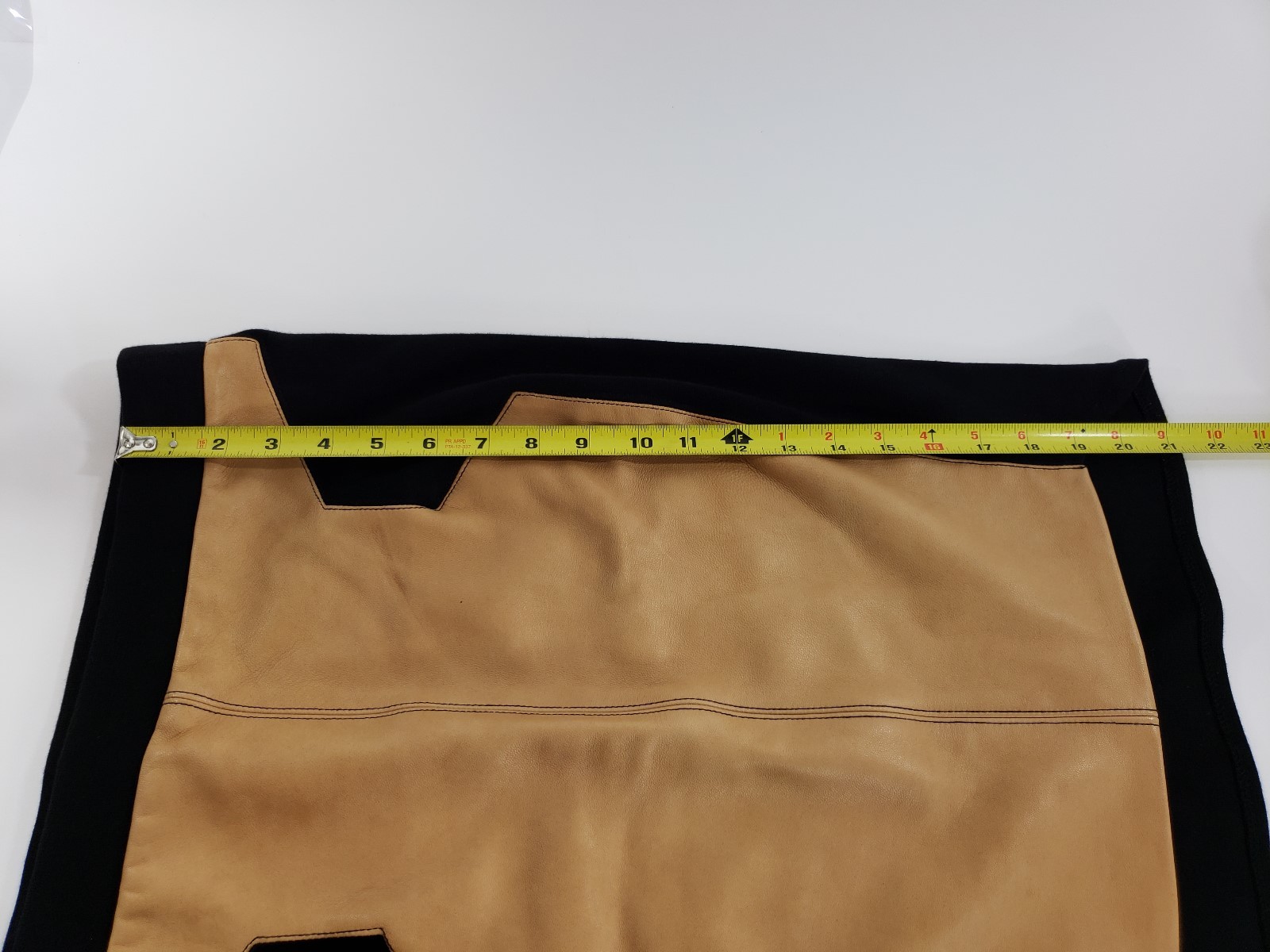 Women's 100% Lambskin Cotton&Spandex Leather Skirt Love,Zosey Sz Med USA W28 L21