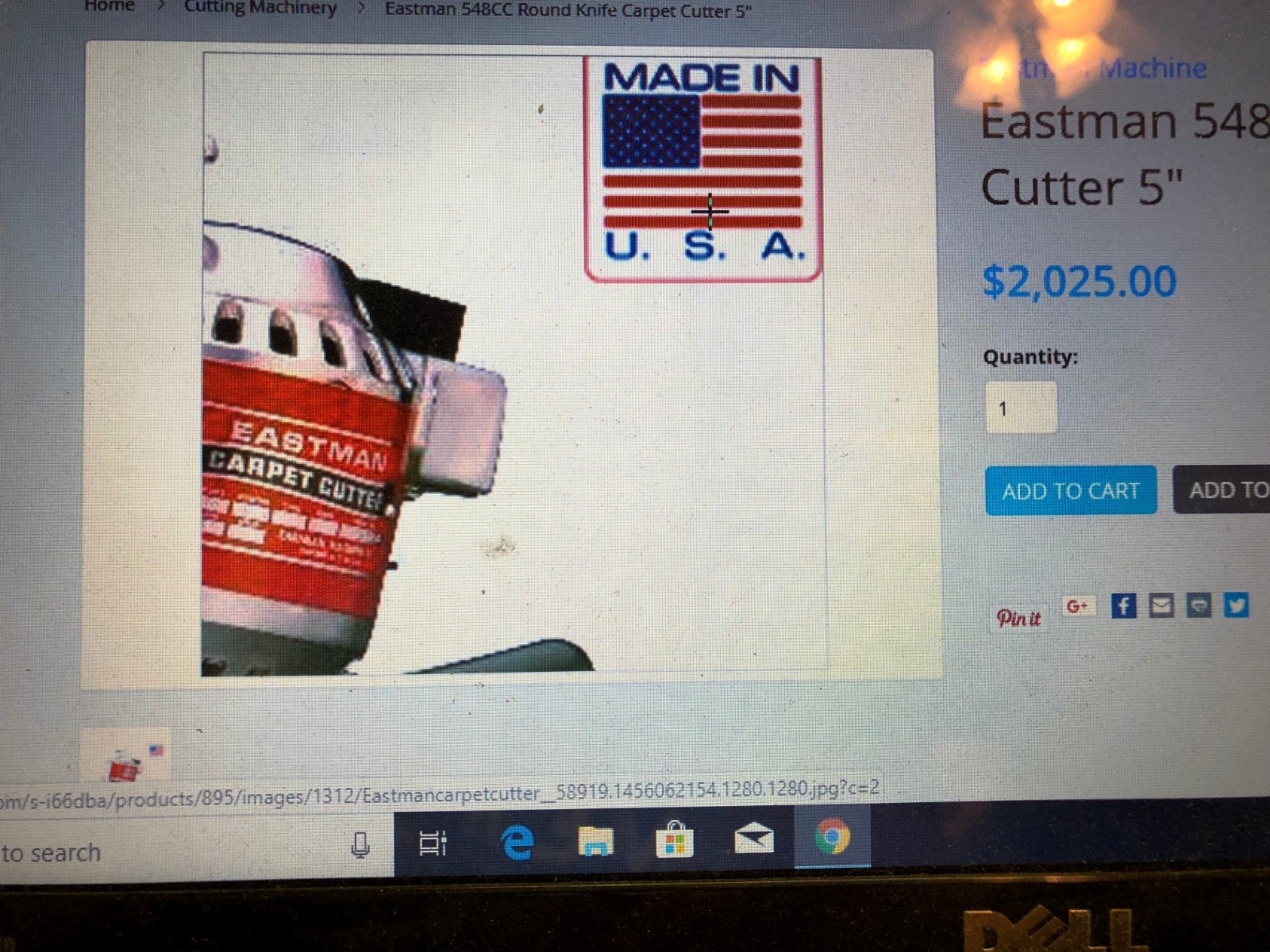 NICE Eastman Cardinal 548 Fabric & Carpet Knife WORKS GREAT FREE SHIP