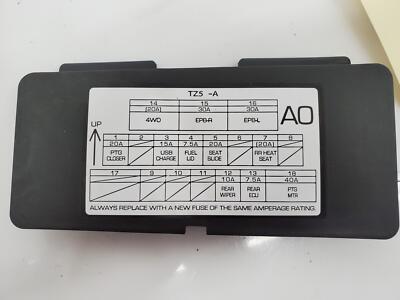 Left Quarter Fuse Box Trim Cover Cap 84666-TZ5A-A010-M1 2017