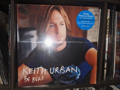 Keith Urban - BE HERE - Vinyl LP - NEW & SEALED!! Rare Country Album!
