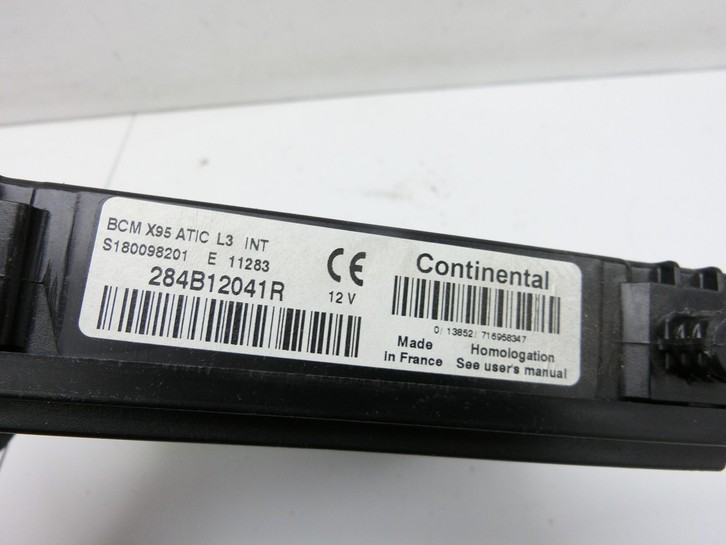 Renault Megane III KZ 08-12 Steuergerät ECU Modul BCM X95 ATIC L3 INT Renault Megane III KZ 08-12 18.10.2012... Bild 4