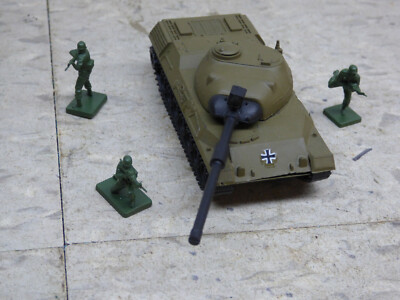 Roco Minitanks Modern German Leopard 40T Tank & Airfix Soldiers Lot#4120B