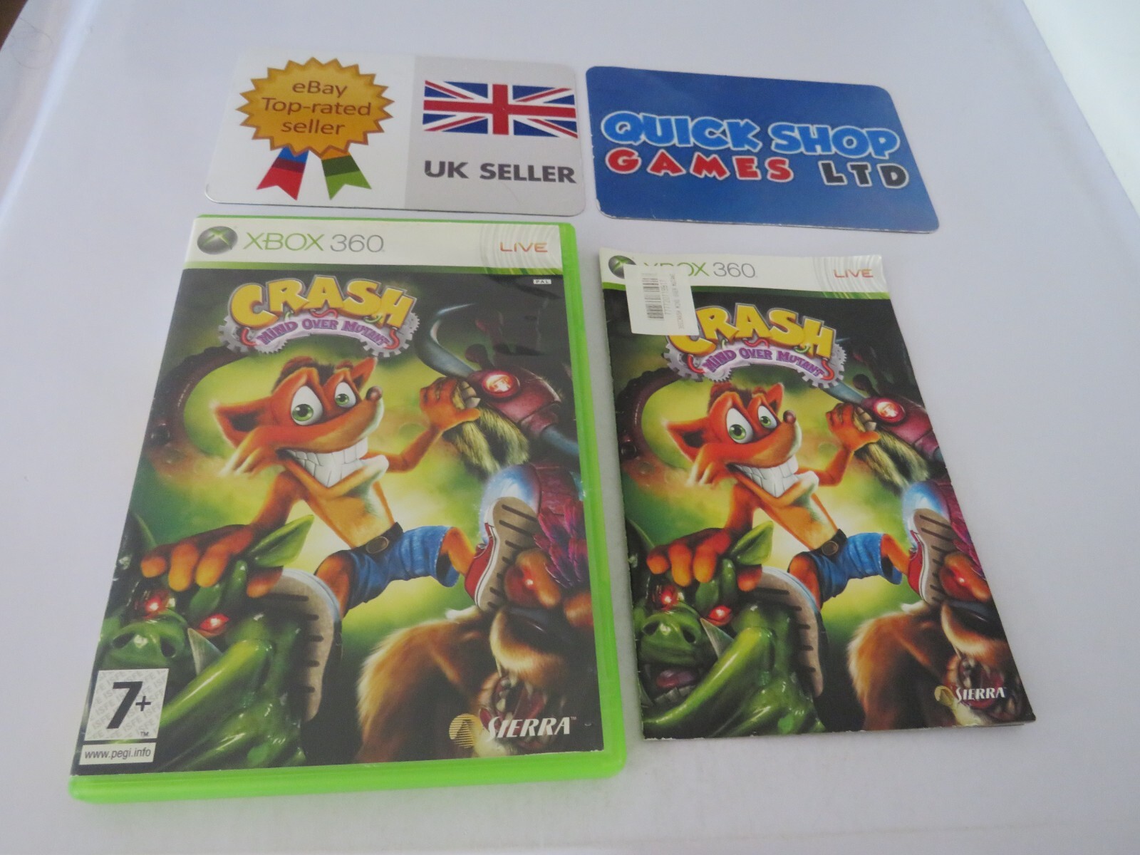 xbox360★CRASH MIND OVER MUTANT 海外版 PAL XBOX 360 CRASH BANDICOOT: MIND OVER MUTANT Xbox 360