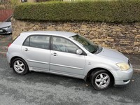 2003 Toyota Corolla VVT-I PETROL MANUAL 5 DOORS HATCHBACK SILVER HATCHBACK Petro