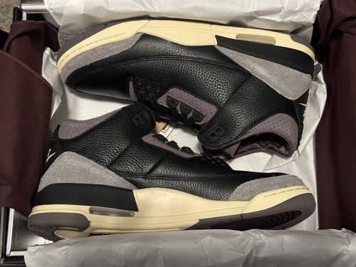 Pre-owned Jordan Size 12.5w 11m -  3 A Ma Maniere While You Were Sleeping Mens Nike In Hand In Black