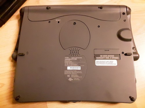 X3 Sharp Pv-6000 Mobilon Tripad Handheld Pc 21340 with Wilson Leather Bag