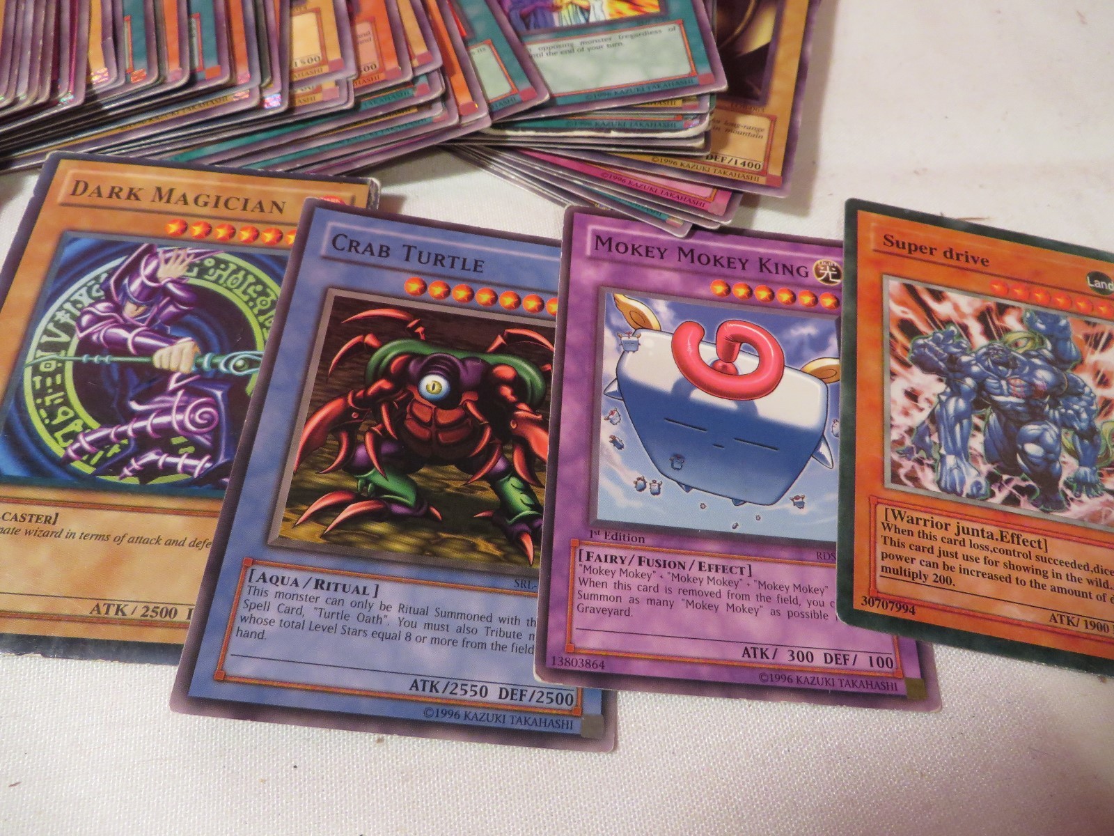 Lot Yu-gi-uh Konami Cards hundred card some shiny ones
