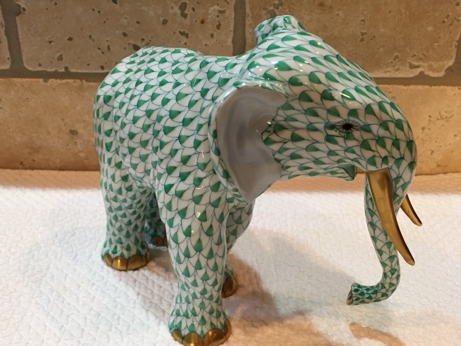 Herend Figurine- Medium Elephant 