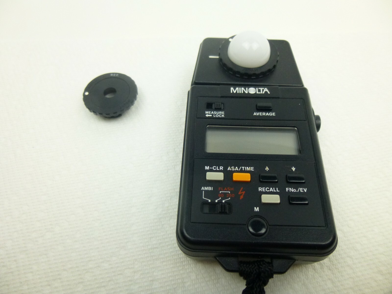 MINOLTA AUTO METER III F IIIF Flash Meter/Light Meter w/ Case and Strap