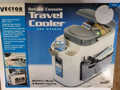 Vector Deluxe Console Travel Cooler and Warmer VEC223 Original Box & AC Adapter
