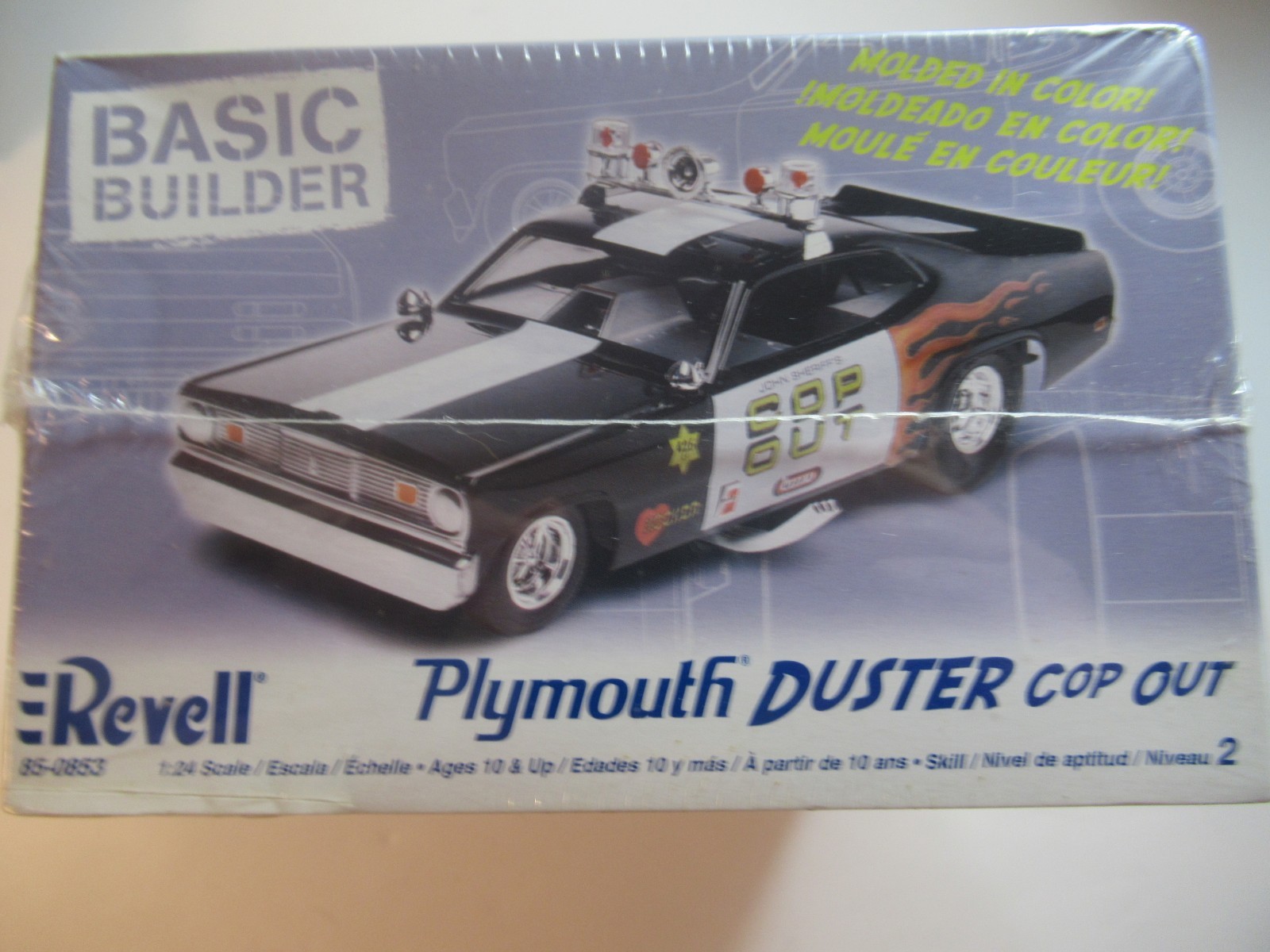 Brand New Sealed Plymouth Duster Cop Out Revell 1:24 Scale Kit # 0853