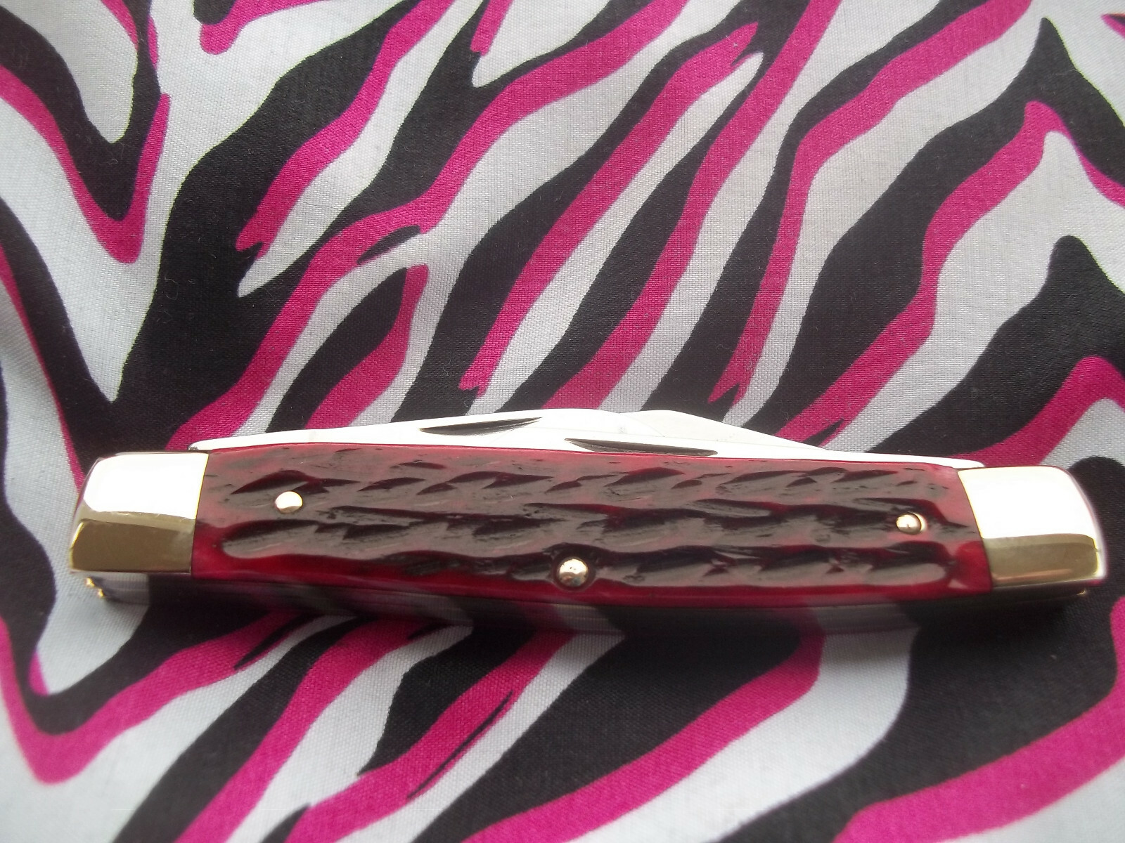 VINTAGE GERMAN BONE HANDLE BUCK CREEK  POCKET KNIFE