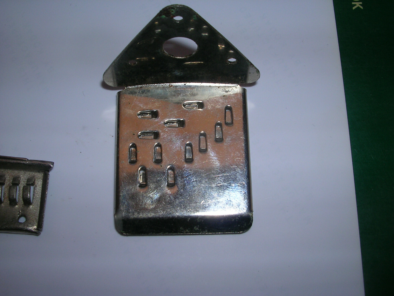 2 Old Mandolin Tailpieces   One is Pre-War    No Covers As Is