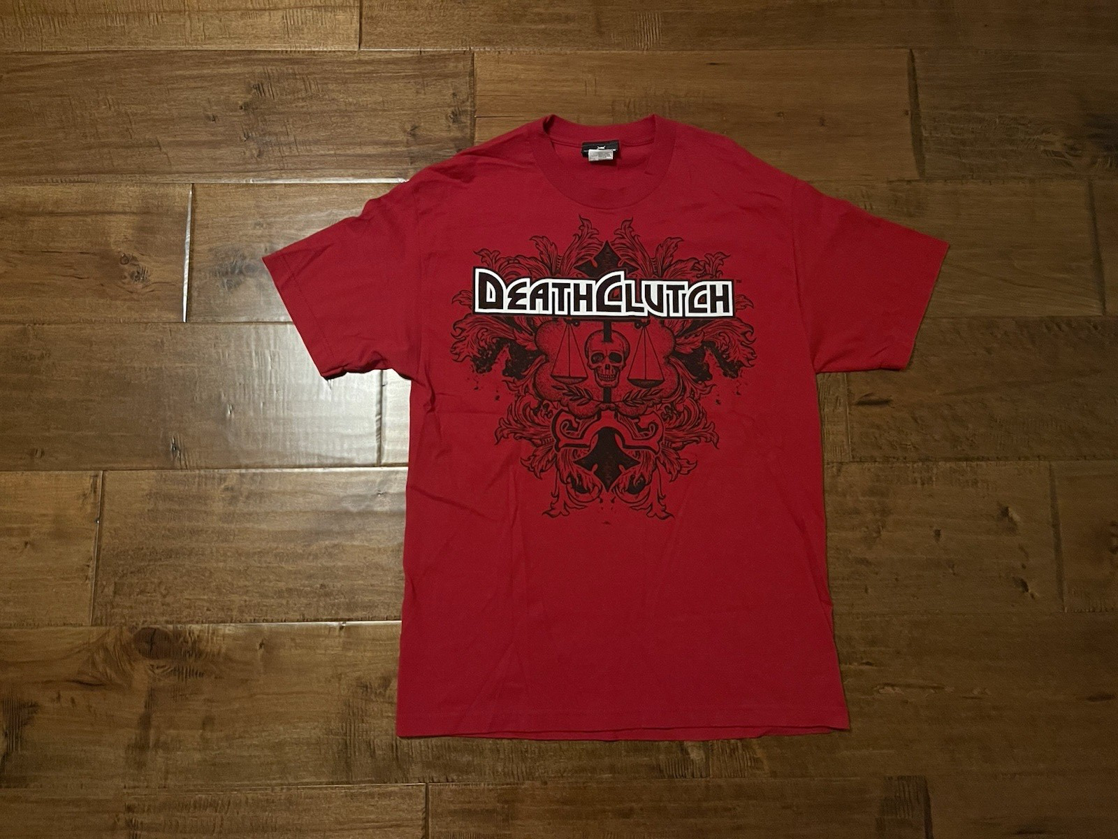Vintage Y2K Death Clutch MMA Brock Lesner Tapout Red Graphic