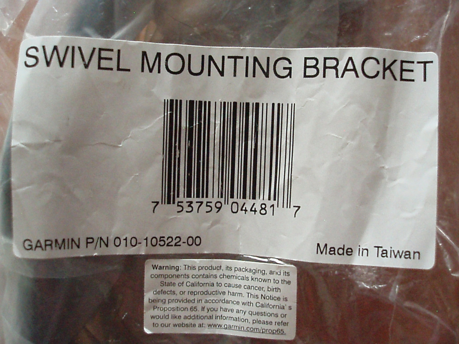 GARMIN Tilt & Swivel Mounting Bracket. NEW  P/N: 010-10522-00