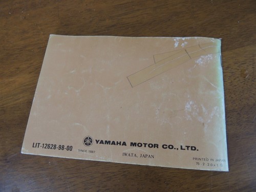 1976 Yamaha GS300 Owners Manual, 12628-98-00, Nice