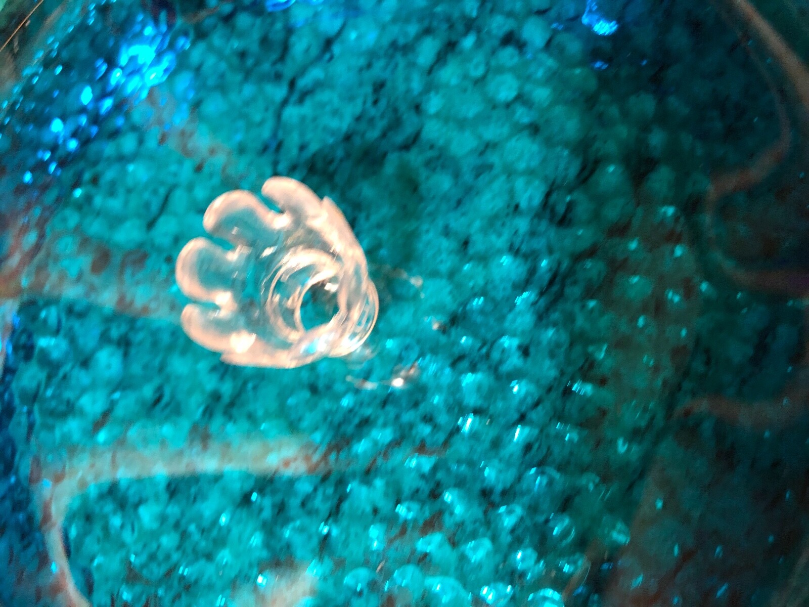 VTG 100 Clear Plastic Flower Tulip Petal Mini Light Reflector Covers Cap Wedding