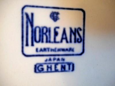 Lot of 5 Vintage Norleans Ghent Blue Willow Saucers Made in Japan