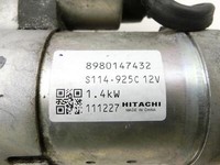 Opel Astra J 12-18 CDTI 1,6 81KW Anlasser Starter Starter 1,4kW Opel Astra J 12-18 24.05.2012 1638122180 8980147432... Vorschau 2