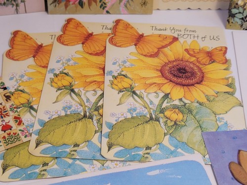 Lot Of 14 Vintage Greeting Cards Assorted Variety Thanks Henco Buzza Hytone Tuck
