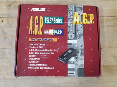 NEW OLD STOCK! ASUS P2L97 Motherboard Slot 1 440LX