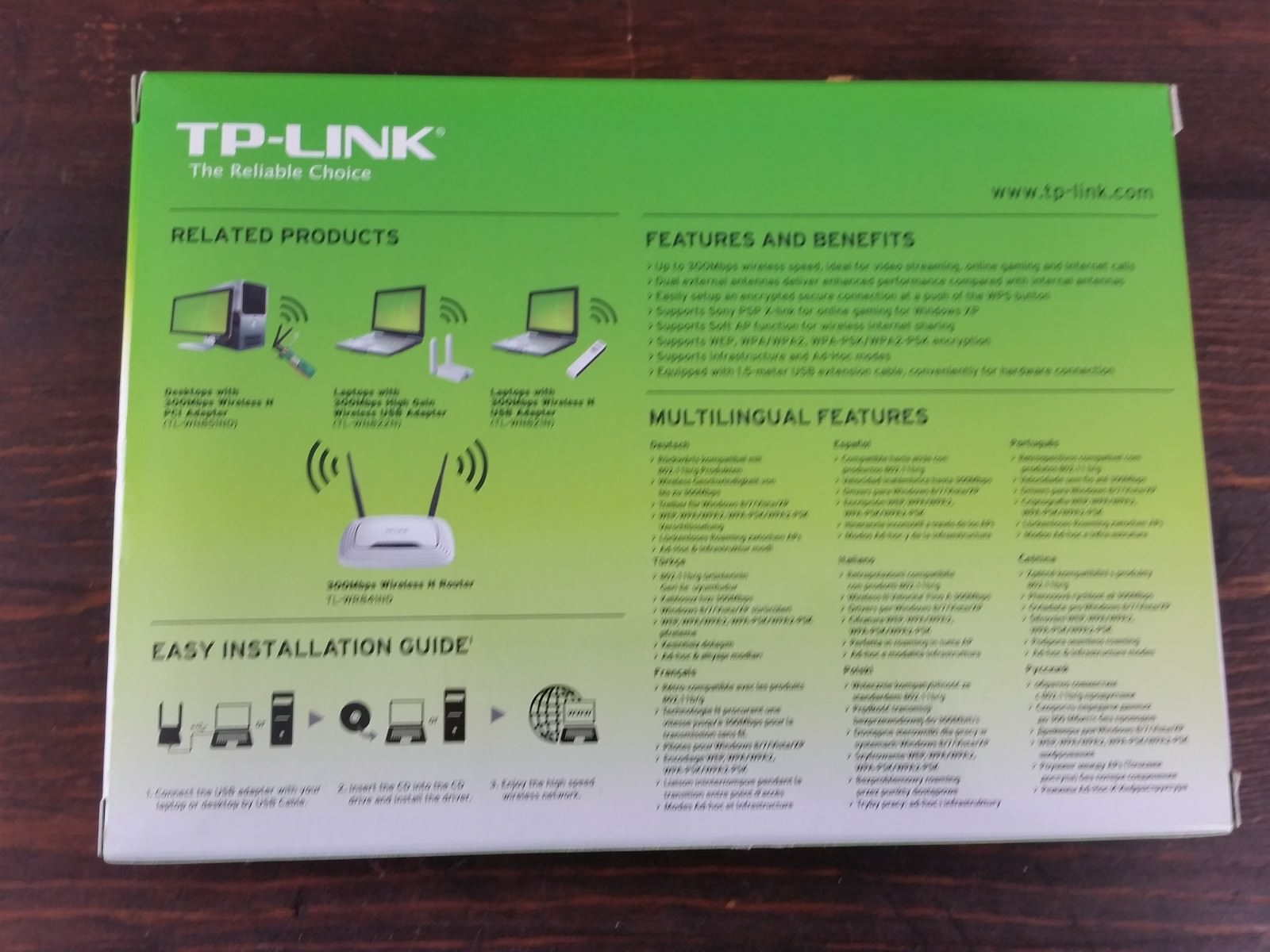 TP-Link TL-WN822N Wireless Adapter 300 Mbps High Gain Wireless USB Adapter